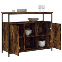 Thumbnail for Sideboard Räuchereiche 100x35x80 cm Holzwerkstoff