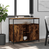 Thumbnail for Sideboard Räuchereiche 100x35x80 cm Holzwerkstoff