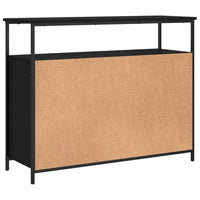 Thumbnail for Sideboard Schwarz 100x35x80 cm Holzwerkstoff