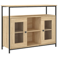Thumbnail for Sideboard Sonoma-Eiche 100x35x80 cm Holzwerkstoff
