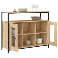Thumbnail for Sideboard Sonoma-Eiche 100x35x80 cm Holzwerkstoff