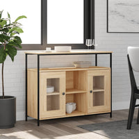 Thumbnail for Sideboard Sonoma-Eiche 100x35x80 cm Holzwerkstoff