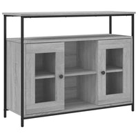 Thumbnail for Sideboard Grau Sonoma 100x35x80 cm Holzwerkstoff