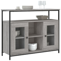 Thumbnail for Sideboard Grau Sonoma 100x35x80 cm Holzwerkstoff