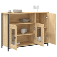 Thumbnail for Sideboard Sonoma-Eiche 100x35x75 cm Holzwerkstoff
