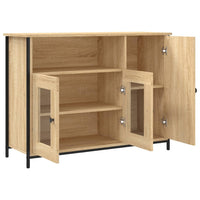 Thumbnail for Sideboard Sonoma-Eiche 100x35x75 cm Holzwerkstoff