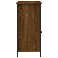 Thumbnail for Sideboard Braun Eichen-Optik 100x35x75 cm Holzwerkstoff