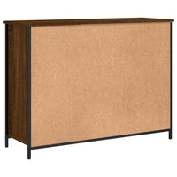 Thumbnail for Sideboard Braun Eichen-Optik 100x35x75 cm Holzwerkstoff