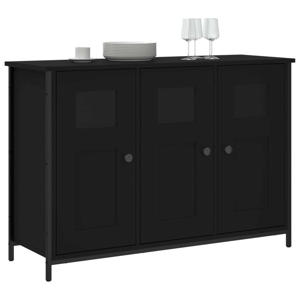 Sideboard Schwarz 100x35x70 cm Holzwerkstoff