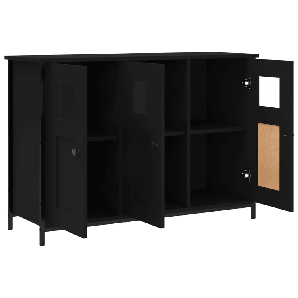 Sideboard Schwarz 100x35x70 cm Holzwerkstoff