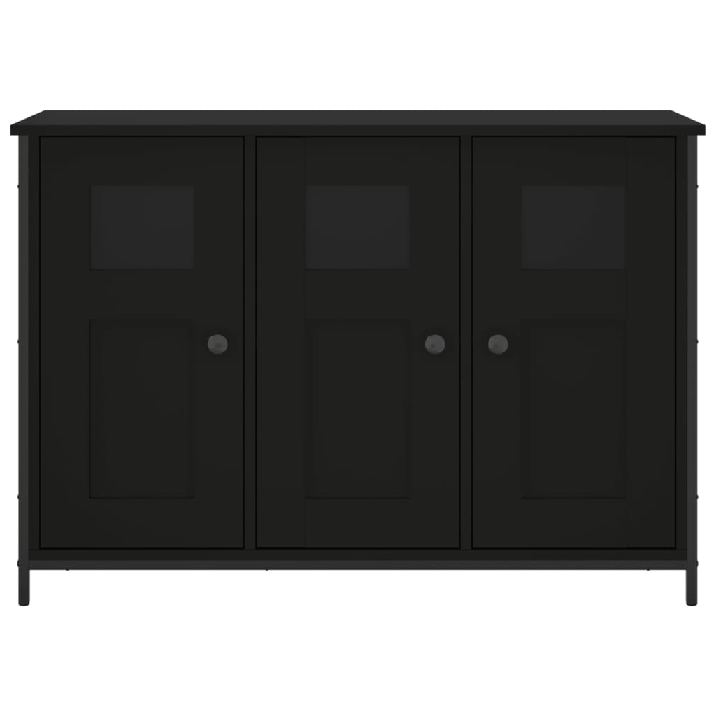 Sideboard Schwarz 100x35x70 cm Holzwerkstoff