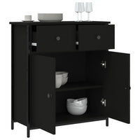 Thumbnail for Sideboard Schwarz 70x30x80 cm Holzwerkstoff