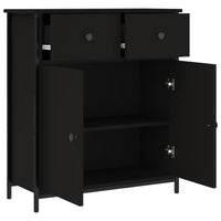 Thumbnail for Sideboard Schwarz 70x30x80 cm Holzwerkstoff