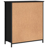Thumbnail for Sideboard Schwarz 70x30x80 cm Holzwerkstoff