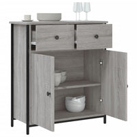 Thumbnail for Sideboard Grau Sonoma 70x30x80 cm Holzwerkstoff