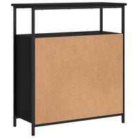 Thumbnail for Sideboard Schwarz 70x30x80 cm Holzwerkstoff