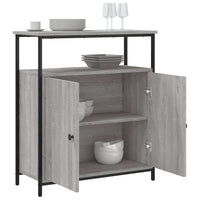 Thumbnail for Sideboard Grau Sonoma 70x30x80 cm Holzwerkstoff