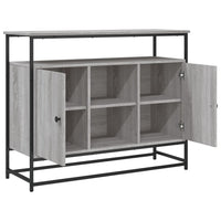 Thumbnail for Sideboard Grau Sonoma 100x35x80 cm Holzwerkstoff