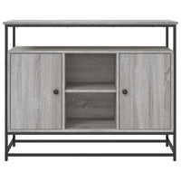 Thumbnail for Sideboard Grau Sonoma 100x35x80 cm Holzwerkstoff