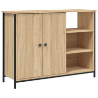 Thumbnail for Sideboard Sonoma-Eiche 100x33x75 cm Holzwerkstoff