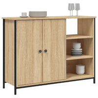 Thumbnail for Sideboard Sonoma-Eiche 100x33x75 cm Holzwerkstoff