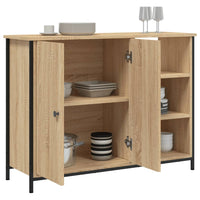 Thumbnail for Sideboard Sonoma-Eiche 100x33x75 cm Holzwerkstoff