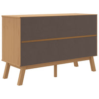 Thumbnail for Sideboard OLDEN Braun 114x43x73,5 cm Massivholz Kiefer