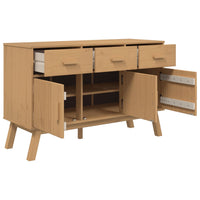 Thumbnail for Sideboard OLDEN Braun 114x43x73,5 cm Massivholz Kiefer