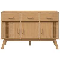 Thumbnail for Sideboard OLDEN Braun 114x43x73,5 cm Massivholz Kiefer
