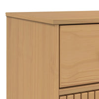 Thumbnail for Sideboard OLDEN Braun 114x43x73,5 cm Massivholz Kiefer