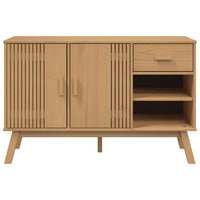 Thumbnail for Sideboard OLDEN Braun 114x43x73,5 cm Massivholz Kiefer