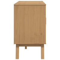 Thumbnail for Sideboard OLDEN Grau und Braun 114x43x73,5 cm Massivholz Kiefer