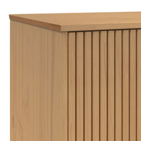 Thumbnail for Sideboard OLDEN Grau und Braun 114x43x73,5 cm Massivholz Kiefer
