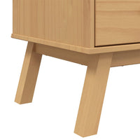 Thumbnail for Highboard OLDEN Braun 85x43x125 cm Massivholz Kiefer