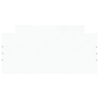 Thumbnail for Bettgestell Weiß 100x200 cm Holzwerkstoff