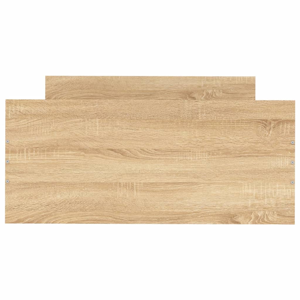 Bettgestell ohne Matratze Sonoma-Eiche 90x190 cm Holzwerkstoff