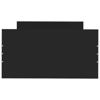 Thumbnail for Bettgestell Schwarz 75x190 cm Holzwerkstoff