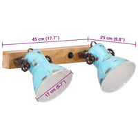 Thumbnail for Wandleuchte 25 W Blau 45x25 cm E27