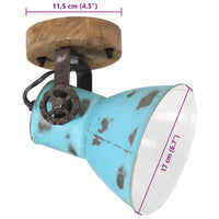 Thumbnail for Wandleuchte 25 W Blau 11,5x11,5x25 cm E27