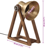 Thumbnail for Schreibtischlampe 25 W Antik-Messing 30x17x40 cm E27