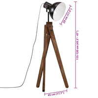 Thumbnail for Stehleuchte 25 W Schwarz 45x45x120 cm E27