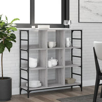Thumbnail for Sideboard Grau Sonoma 102x32x103,5 cm Holzwerkstoff