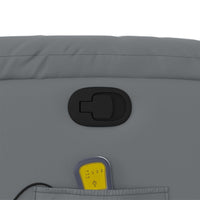 Thumbnail for Massagesessel Grau Kunstleder