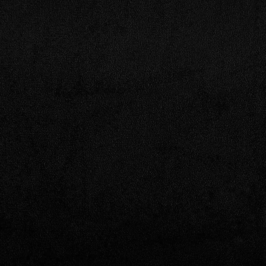 Massagesessel Schwarz Mikrofasergewebe