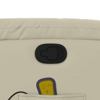 Thumbnail for Massagesessel Creme Kunstleder