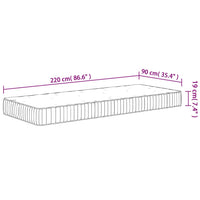 Thumbnail for Matratze Taschenfederkern Mittel 90x220 cm