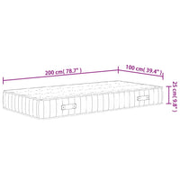 Thumbnail for Matratze Taschenfederkern Mittelfest 100x200 cm