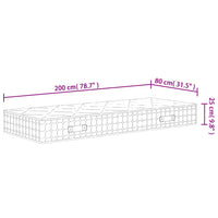 Thumbnail for Matratze Taschenfederkern Mittelfest 80x200 cm