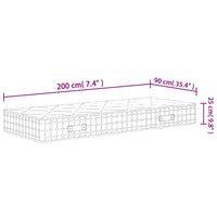 Thumbnail for Matratze Taschenfederkern Mittelfest 90x200 cm