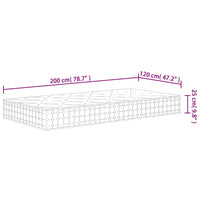 Thumbnail for Matratze Taschenfederkern Mittelfest 120x200 cm